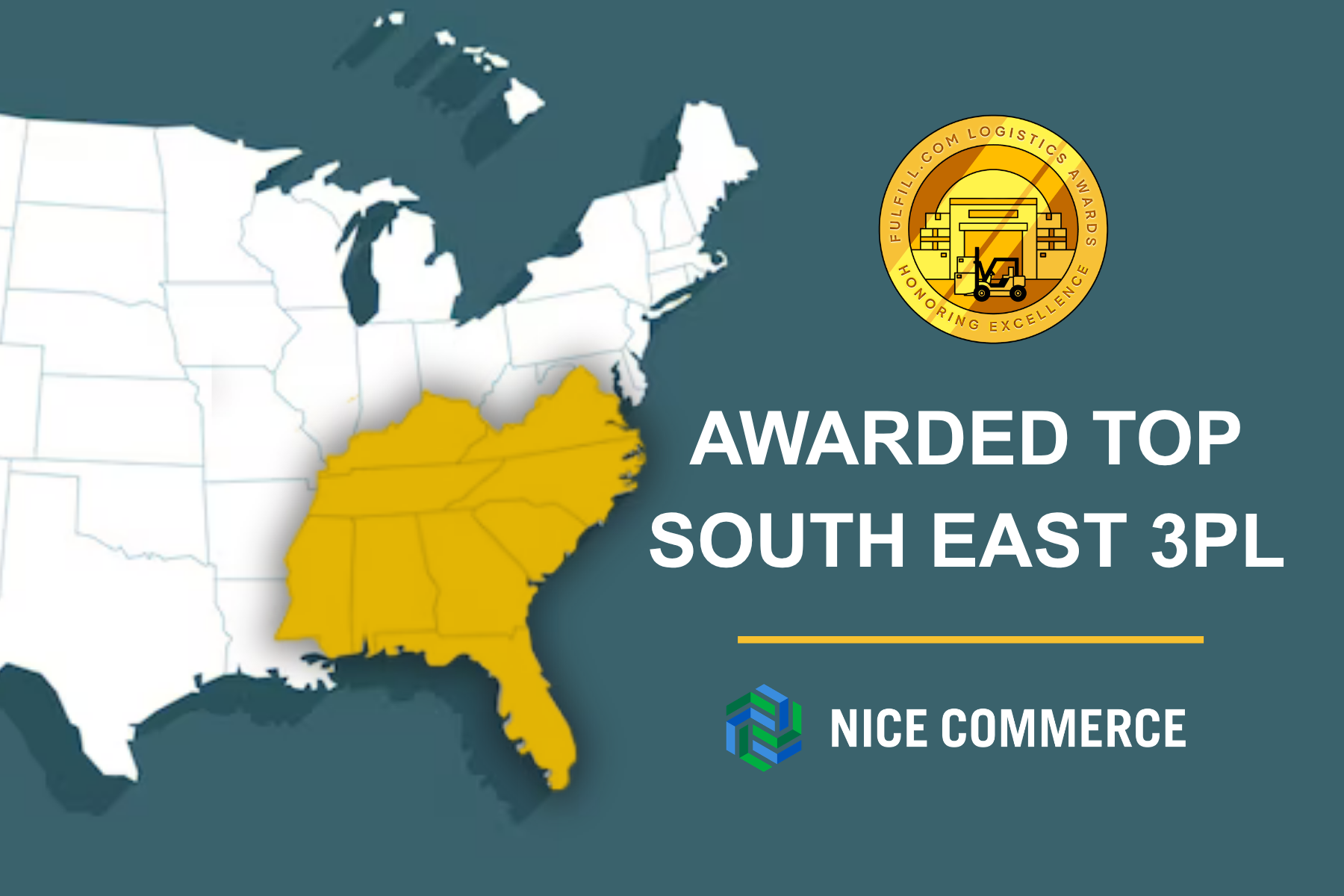 Nice Commerce Named a Leading Southeast 3PL for 2025