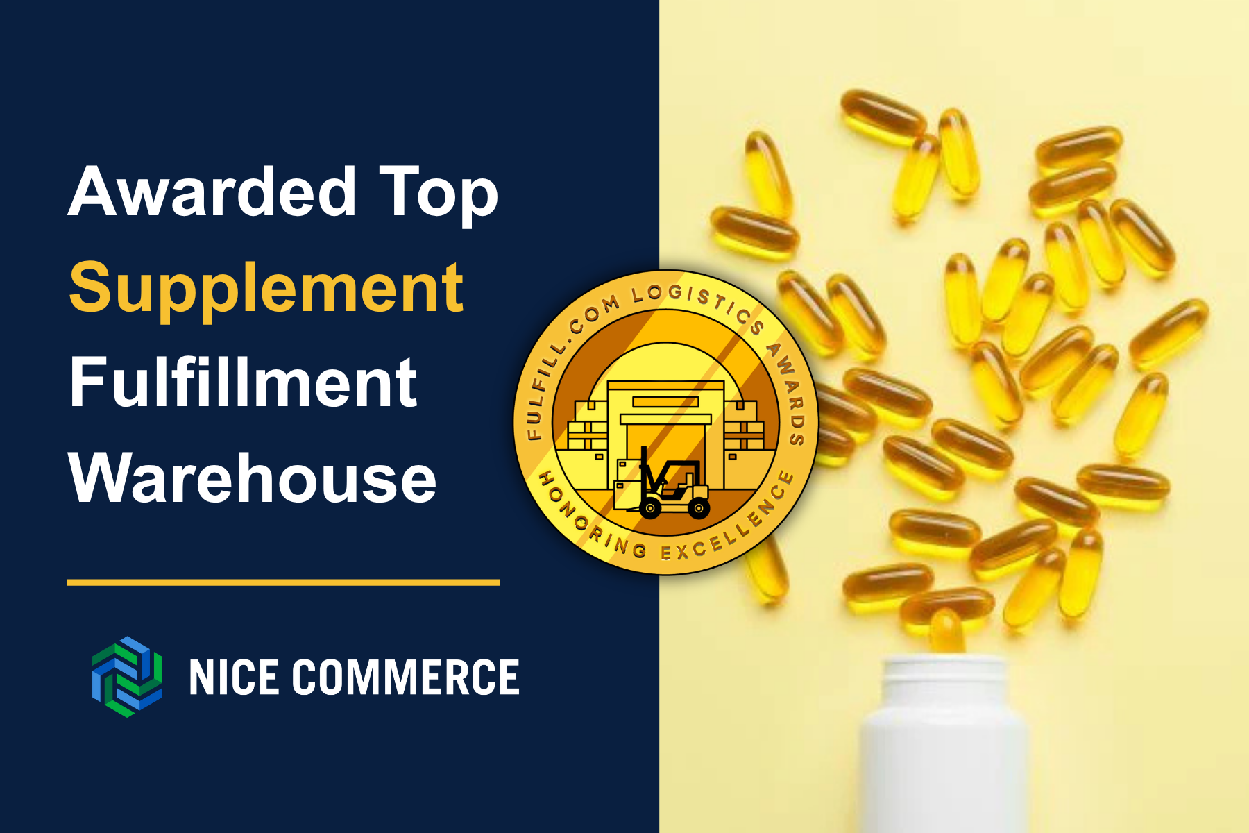 Nice Commerce Named a Leading 3PL for Supplement Brands by Fulfill.com