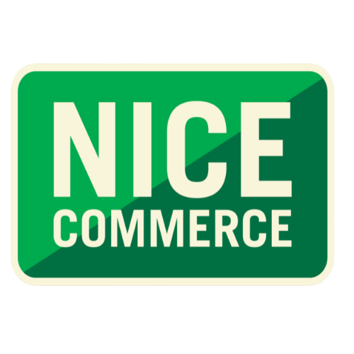 Nice (Commerce) Logo Sticker